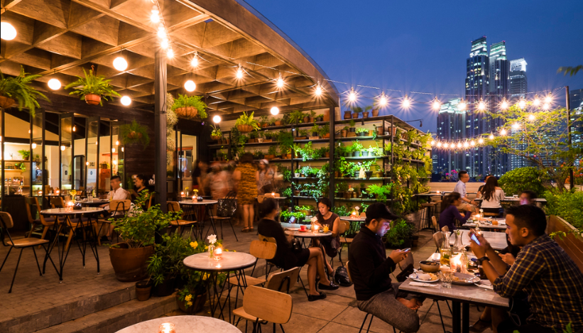 Cafe Rooftop di Jakarta Selatan