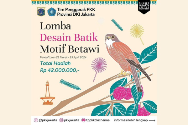 Lomba Desain Batik Motif Betawi 2024