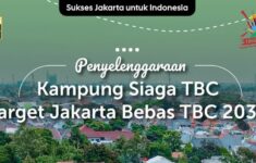 Pemprov DKI Jakarta Canangkan Kampung Siaga TBC untuk Capai Target Jakarta Bebas TBC 2030