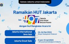 Daftar Rangkaian Acara HUT DKI Jakarta ke 497 Tahun 2024, Cek Tanggal dan Lokasinya di Sini!