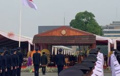 Upacara Puncak Peringatan HUT Ke-497 Kota Jakarta Meriah di Monas