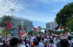 aksi bela palestina di jakarta