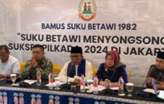 Bamus Suku Betawi 1982 Ikut Andil Calonkan Lima Kandidat Pilkada DKI Jakarta 2024