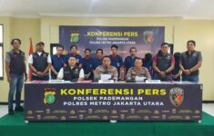 Polsek Pademangan Tangkap Lima Pelaku Pencurian Sepeda Motor dalam Operasi Nila Jaya 2024