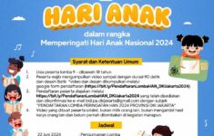 Dinas PPAP DKI Jakarta Adakan Lomba Hari Anak 2024