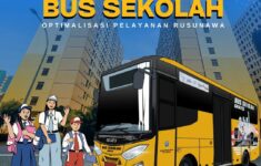 Daftar Rusunawa di Jakarta Terlayani Fasilitas Bus Sekolah Gratis