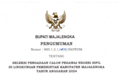 Kabupaten Majalengka Buka 497 Formasi CPNS 2024