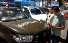 Kabur Hindari Razia Satpol PP, Pak Ogah Tewas Tertabrak Truk Kontainer di Jakut