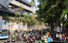 Dukung Aksi Demo Skema Tarif di Patung Kuda, Pengendara Ojol Jaksel Pilih Matikan Layanan