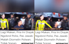 Korlantas Polri Klarifikasi Video Viral Polwan Tegur Pria di Warung, Pasti Ada Pemicu!