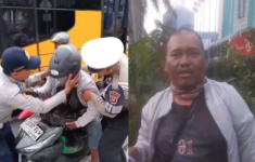 Polisi dan Dishub Selamatkan Pengendara Motor di Depan Plaza Semanggi, Hampir Tak Sadarkan Diri