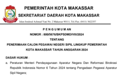 formasi CPNS 2024 lulusan S1 Hukum