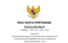 Kota Pontianak Buka 388 Formasi CPNS 2024