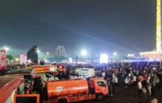 Usai Perayaan HUT ke-79 RI di Monas, 19 Ton Sampah Diangkut Suku Dinas LH Jakarta Pusat