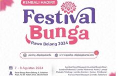 Festival Bunga Rawa Belong 2024 Bakal Digelar 7-8 Agustus di Kebon Jeruk, Jakbar