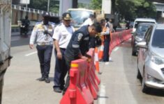 Macet! Sudin Perhubungan Jakut Inisiatif Adakan Rekayasa Lalin di Jalan Yos Sudarso