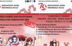 Vaksinasi Rabies dan Pelayanan Konsultasi Kesehatan HPR