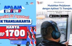 Spesial 17 Agustus Naik Transjakarta Hanya Rp1700