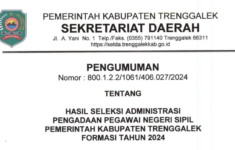 Ratusan Peserta TMS Pada Hasil Seleksi Administrasi CPNS 2024 Trenggalek