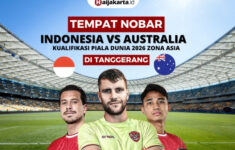 Lokasi Nobar Timnas Indonesia Vs Australia di Tangerang Kualifikasi Piala Dunia 2026 Round 3 Zona Asia