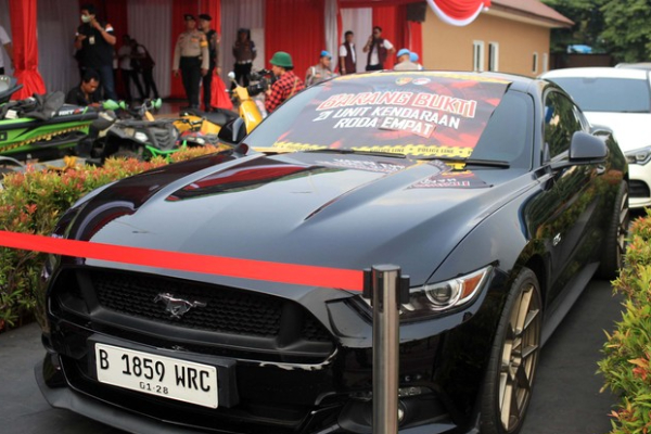 Pajak Ford Mustang Milik Bos Narkoba HS Nunggak 8 Bulan, Ini Penjelasan Polri!