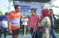 Polres Metro Bekasi Gelar Lomba Zebra Run 2024, Sumbangkan Hasil Amal bagi Kaum Dhuafa