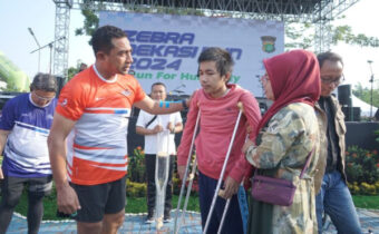 Polres Metro Bekasi Gelar Lomba Zebra Run 2024, Sumbangkan Hasil Amal bagi Kaum Dhuafa