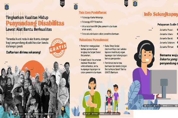 Pemprov DKI Berikan Kursi Roda dan Alat Bantu Dengar Gratis untuk Penyandang Disabilitas, Cek Syaratnya