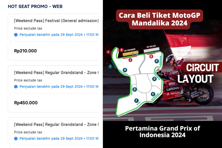 Cara Beli Tiket MotoGP Mandalika 2024