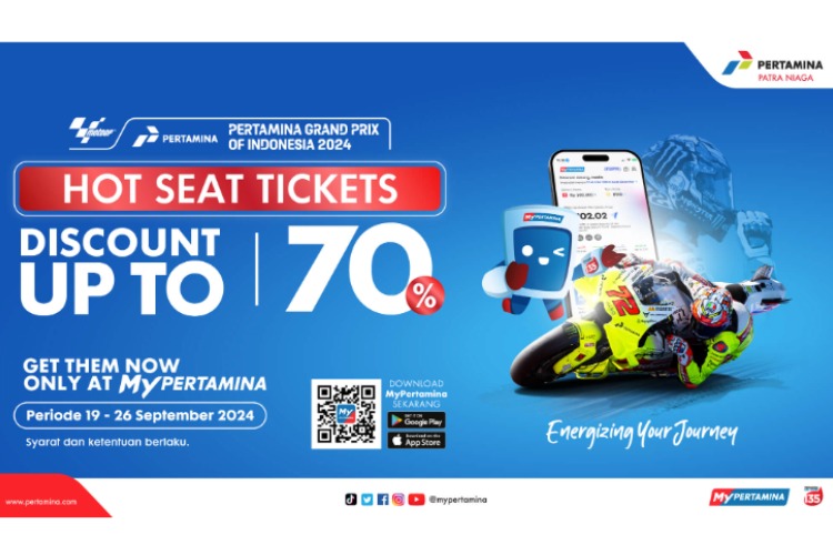 Tiket MotoGP Mandalika 2024 Diskon 70%