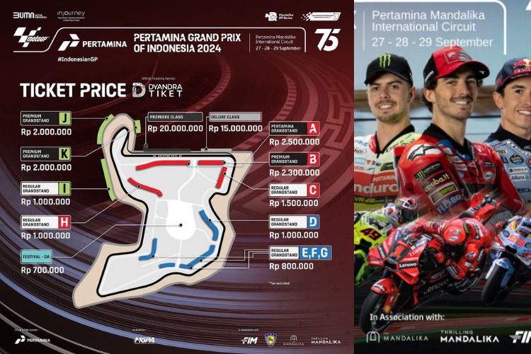 Harga Tiket MotoGP Mandalika 2024