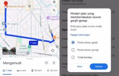 Cara Menghindari Ganjil Genap di Jakarta Pakai Google Map