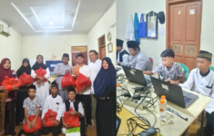 LMK Duri Kosambi dan Yayasan Nurul Iman Gelar Pelatihan Desain Grafis dan Bantuan Sembako