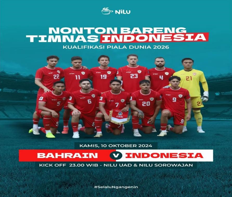 Tempat Nobar Timnas Indonesia vs Bahrain di Jogja