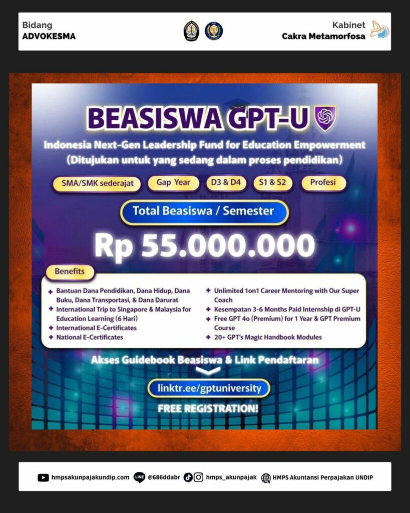 Program Beasiswa Tanpa Syarat Prestasi, 