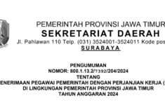 Pemprov Jawa Timur Buka 3000 lebih untuk Formasi PPPK 2024