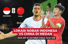 Lokasi Nobar Timnas Indonesia vs China di Medan