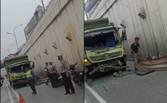 Kecelakaan di Underpass Arteri Pondok Indah, Truk Ringsek Picu Macet Parah 2 Kilometer