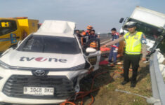 Kecelakaan Mobil TV One di Tol Pemalang-Batang, 3 Korban Meninggal Dunia