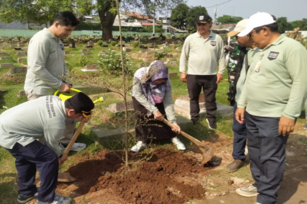 15 Pohon Pelindung Ditanam di Jakarta Timur, Perbanyak Ruang Terbuka Hijau