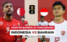 Nobar Timnas Indonesia vs Bahrain di Tangerang, Kualifikasi Piala Dunia 2026 Zona Asia