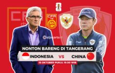 nobar Timnas Indonesia vs China di Tangerang