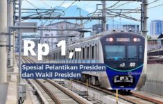 Tarif MRT 1 Rupiah Di 20 Oktober 2024