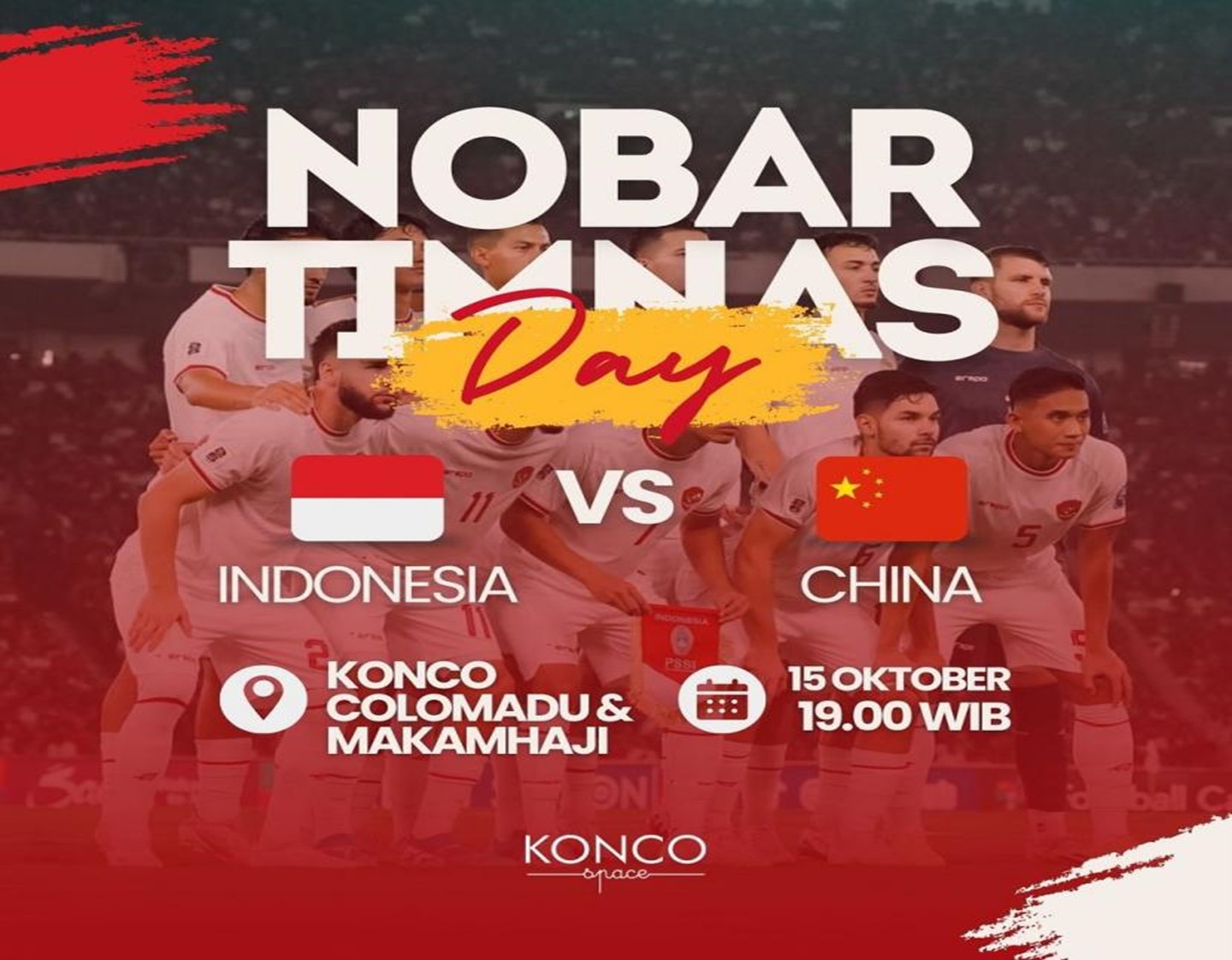 Nobar Timnas Indonesia vs China di Solo Lengkap Beserta Alamatnya