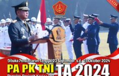 Jadwal Pendaftaran PA PK TNI 2024