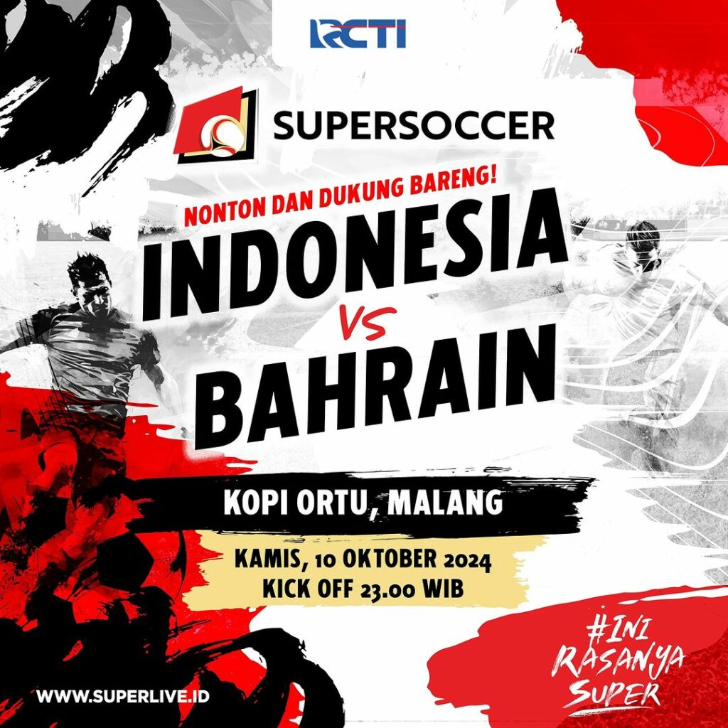 Tempat Nobar Timnas Indonesia vs Bahrain di Malang