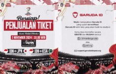 Cara Beli Tiket Timnas Indonesia vs Jepang dan Arab Saudi Lewat Garuda ID