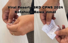 Peserta SKD CPNS 2024 Ketahuan Bawa Jimat Saat Tes