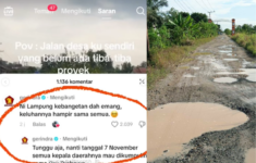 Admin Sosmed Gerindra Gercep Lapor Prabowo Tanggapi Laporan Jalan Rusak di Lampung