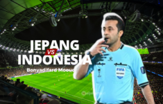 Profil dan Kontroversi Bonyadifard Mooud Wasit Timnas Indonesia vs Jepang